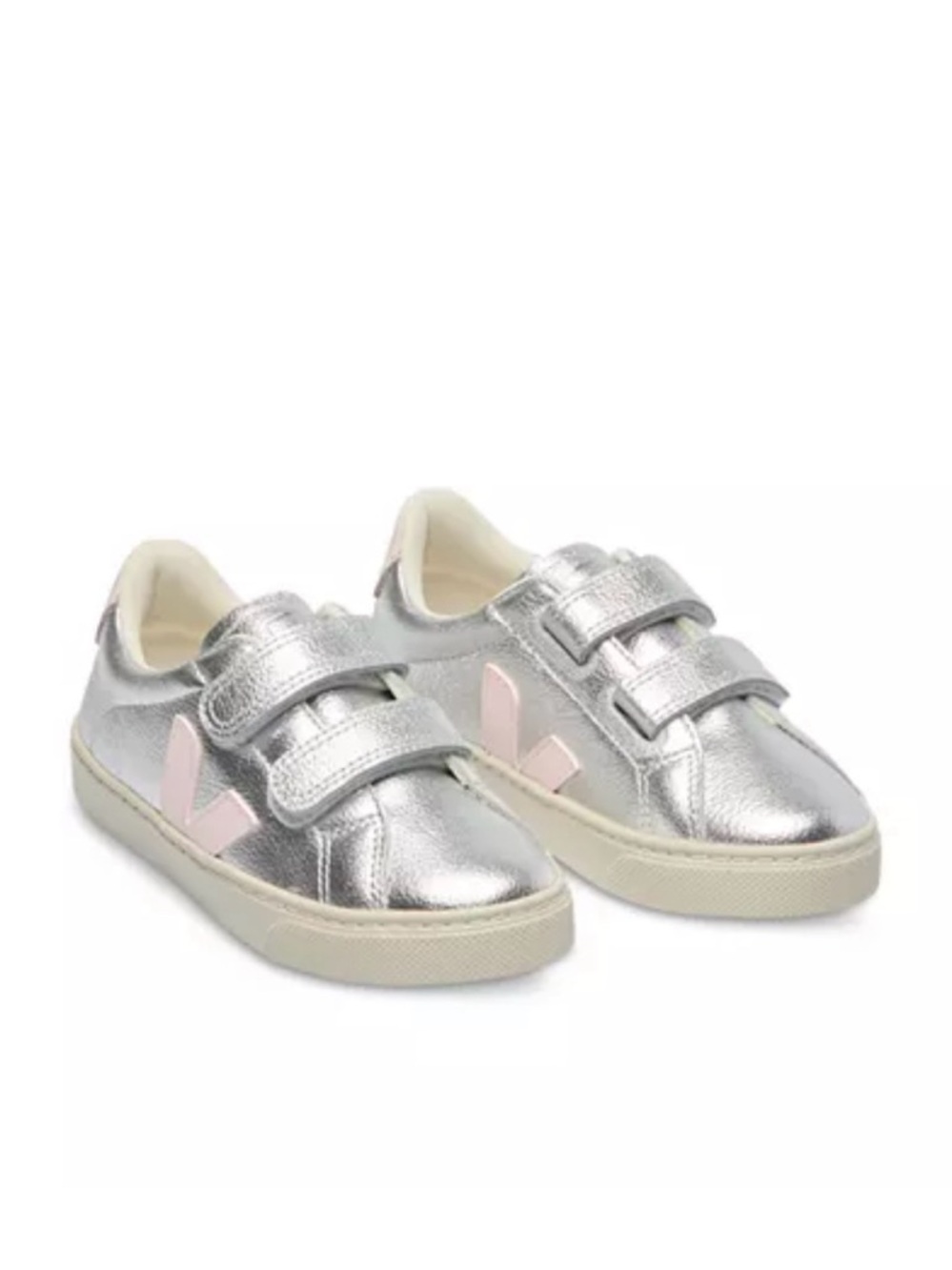 VEJA
Unisex Esplar Leather Silver Lassi Sneakers
